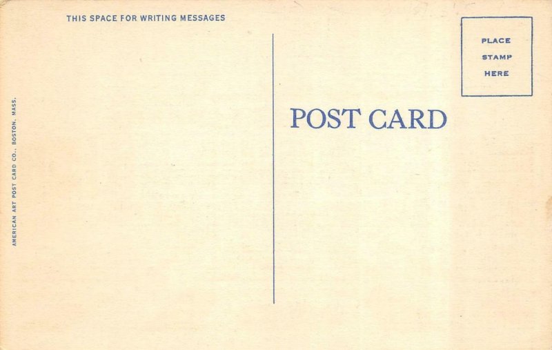 PROVIDENCE, RI Rhode Island  STATE HOUSE ANNEX & GROUNDS c1940's Linen Postcard