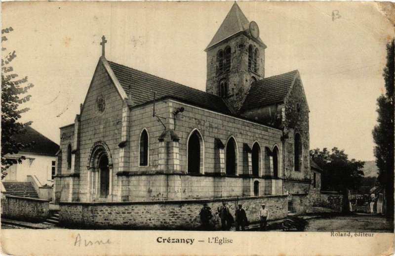 CPA AK CRÉZANCY L'Église (666415)