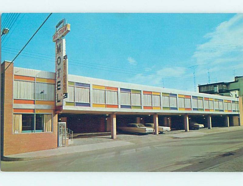 Unused Pre-1980 MOTEL SCENE Hagerstown Maryland MD G7328-12