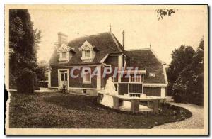 Old Postcard Les Buissonnets Lisieux Facade taken north of the large garden