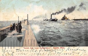 Ship Canal During Storm  Duluth,  MN