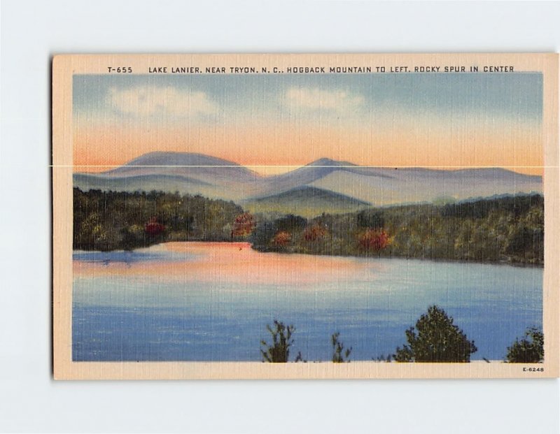 Postcard Lake Lanier, North Carolina