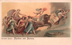 Guido Reni Phoebus Und Aurora Antique German Painting Postcard