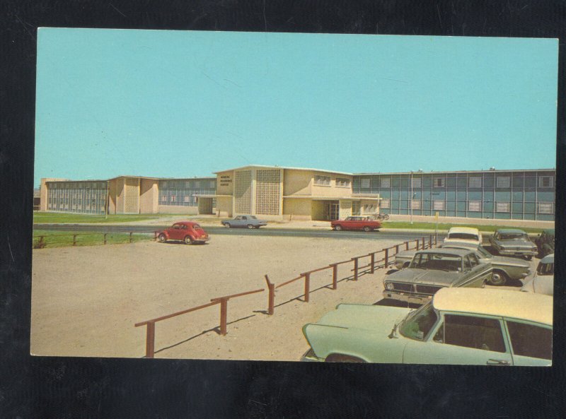 LAS CRUCES NEW MEXICO ROUTE 66 STATE UNIVERSITY WOMENS BLDG. VINTAGE POSTCARD