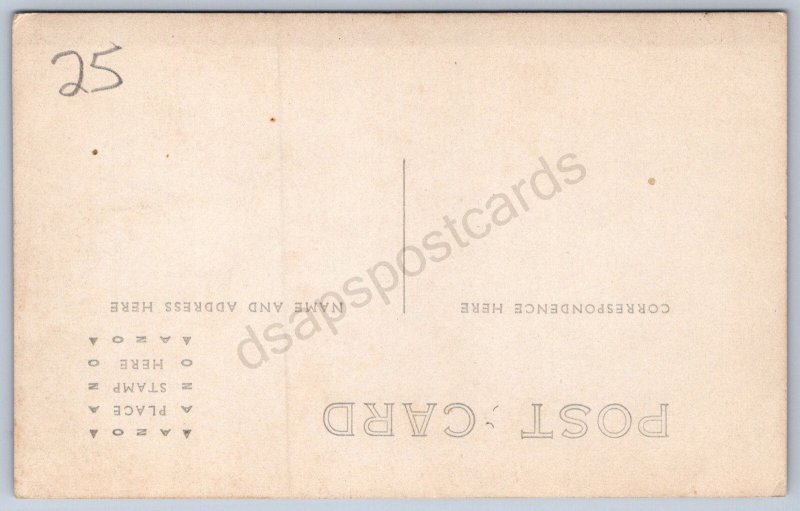 K22/ Interesting RPPC Postcard c1910 18-Team Cattle Drawn Cargo Wagon Men 291