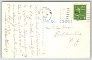 Vintage Vermont Postcard -  Bishop DeGoesbriand Hospital  Burlington  1950