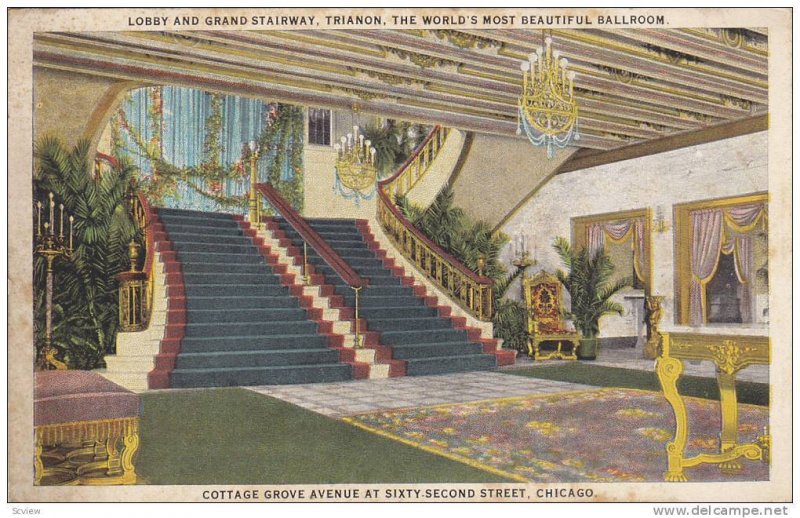 Lobby and Grand Stairway, Trianon, The World´s most Beautiful Ballroom, Chic...