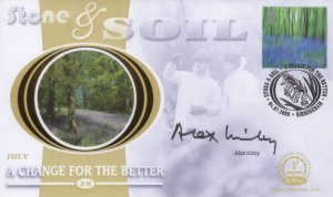 Alex Kirby BBC News Environment Shows Radio 4 Hand Signed Stone & Soul FDC