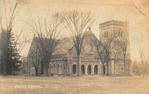 RPPC VASSAR CHAPEL Poughkeepsie, NY Vassar College 1907 Vintage Postcard