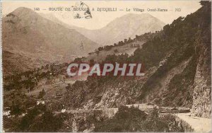 Old Postcard Candle Road has Djidjelli Village Oued Marsa