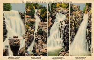 NH - White Mountains. Four Waterfalls