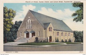 Fayetteville , Arkansas , 1910-30s ; Church of Christ