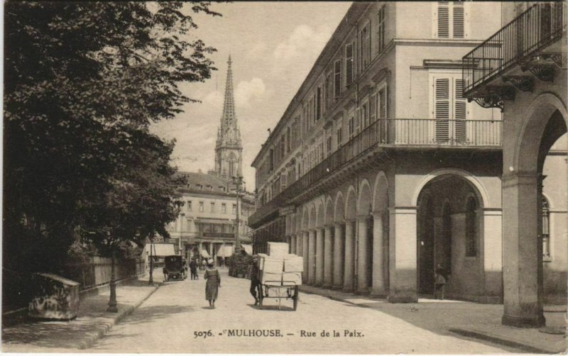 CPA MULHOUSE Rue de la Paix (805963)