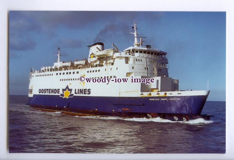 SIM0197 - Belgian RMT Ferry- Princesse Marie-Christine , built 1976 - postcard