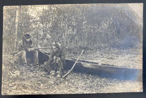 Mint USA RPPC Real Picture Postcard Native American Indians New York State