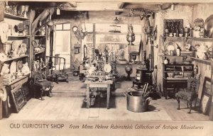 Helena Rubinsteins Antique Miniatures Old Curiosity Shop Real Photo PC AA83120