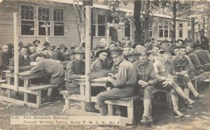 J18/ Indianapolis Indiana RPPC Postcard c1918 Fort Benjamin Harrison YMCA 3