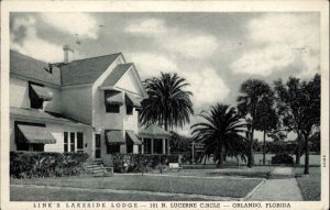 Orlando Florida FL Link's Lakeside Lodge Vintage Postcard