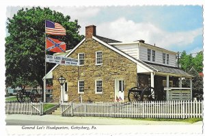 General Lee's Headquarters Gettysburg Pennsylvania Confederate Flag 4 by 6