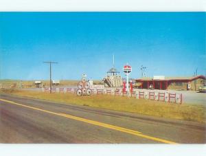 Unused 1950's STANDARD GAS STATION IN UPTON Near Newcastle Wyoming WY p2048