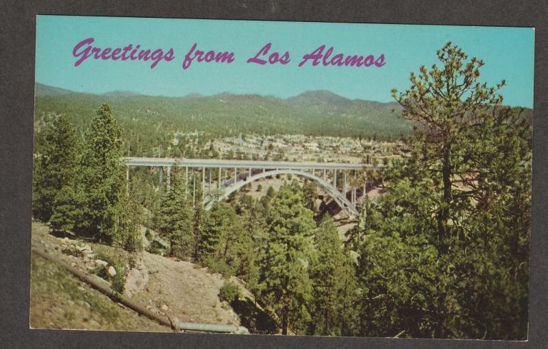 Bridge Postcard Los Alamos New Mexico Scenic Unused