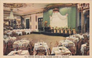 Illinois Chicago The Empire Room Of The Palmer House Curteich