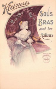KLEINERT SOUS BRAS SONT LES MEILLEURS CLOTHING BELGIUM ADVERTISING POSTCARD 1911