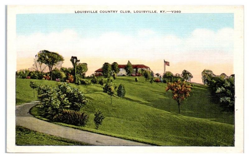 Mid-1900s Louisville Country Club, Louisville, KY Postcard