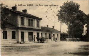 CPA BAR-sur-AUBE La Gare Aube (100722)
