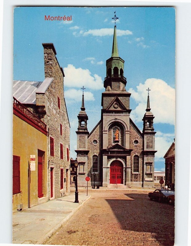 Postcard Notre Dame de Bon Secours Church, Montreal, Canada