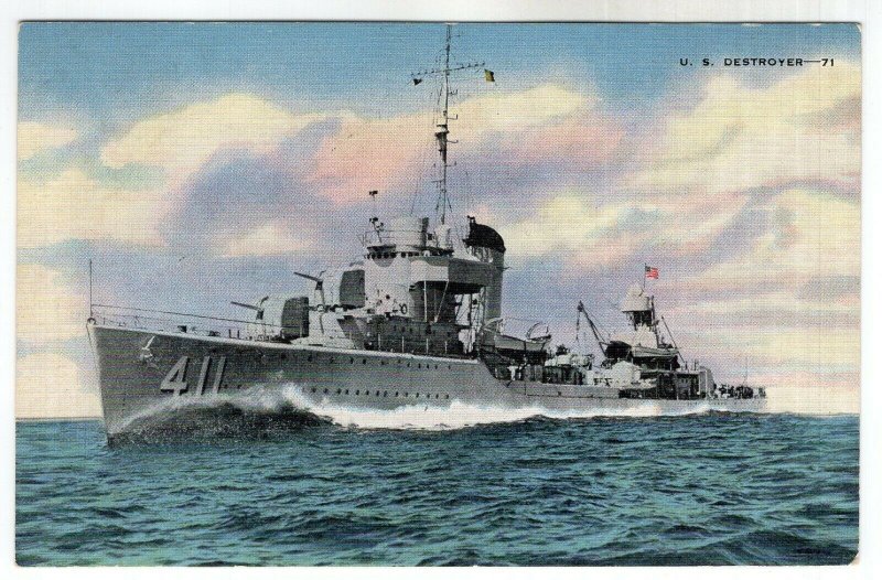 U. S. Destroyer