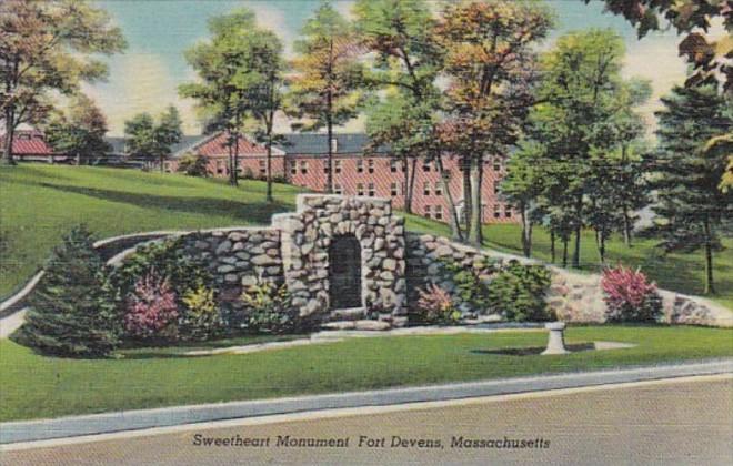 Massachusetts Fort Devens Sweetheart Monument