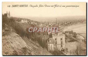 Old Postcard Sainte Adresse Notre Dame and panoramic view