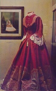 Nevada Carson City Gown On Exhinit In The Nevads State Museum