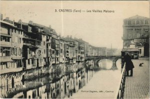 CPA CASTRES Les Vieilles Maisons (806525)