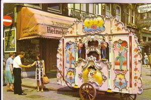 Clown Circus Cart G Perlee, Heineken Beer Sign,  Amsterdam, Netherlands,