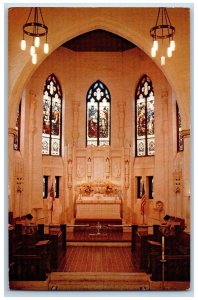 Houston Texas TX Postcard Trinity Episcopal Church Interior Scene 1988 Vintage