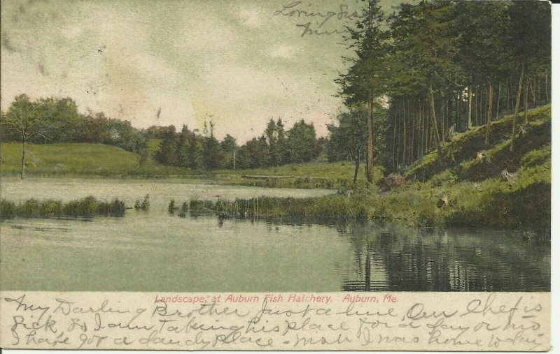 Auburn, Me., Landscape at Auburn Fish Hatchery