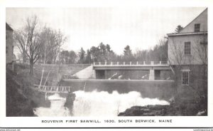 Maine South Berwick First Sawmill 1630