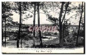 Old Postcard Pontivy General View from the Sapimere of Kerjalotte