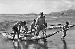 BR73535 real photo peru huanchaco fishing peche regresando de la pesca