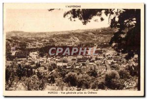 Old Postcard Murols Vue Generale du Chateau Jack