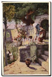 Old Postcard Fancy Siemiradzki Careless