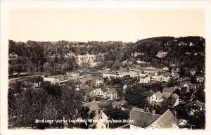 E54/ Lanesboro Minnesota Real Photo RPPC Postcard c30s Birdseye View