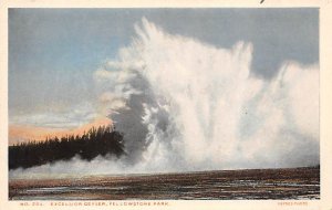 Excelsior geyser Yellowstone Park, USA National Parks Unused 
