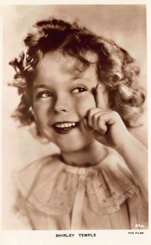 Shirley Temple Smiling A Milton Real Photo Postcard 101