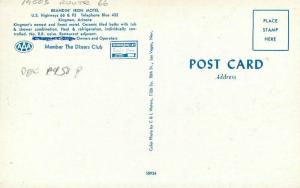 Brandin' Iron Motel route 66 Kingman Arizona 1950s Postcard Waters 3357