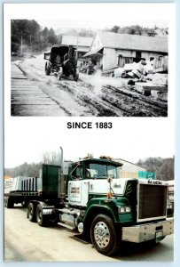 CONCORD, NH ~ Advertising SWENSON'S GRANITE WORKS Semi Truck 4x6 Postcard