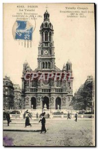 Old Postcard Paris La Trinite