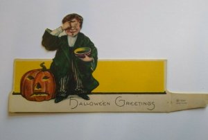 Halloween Diecut Place Card Wizard Warlock Boy Magic Potion JOL Nash Series 1341 